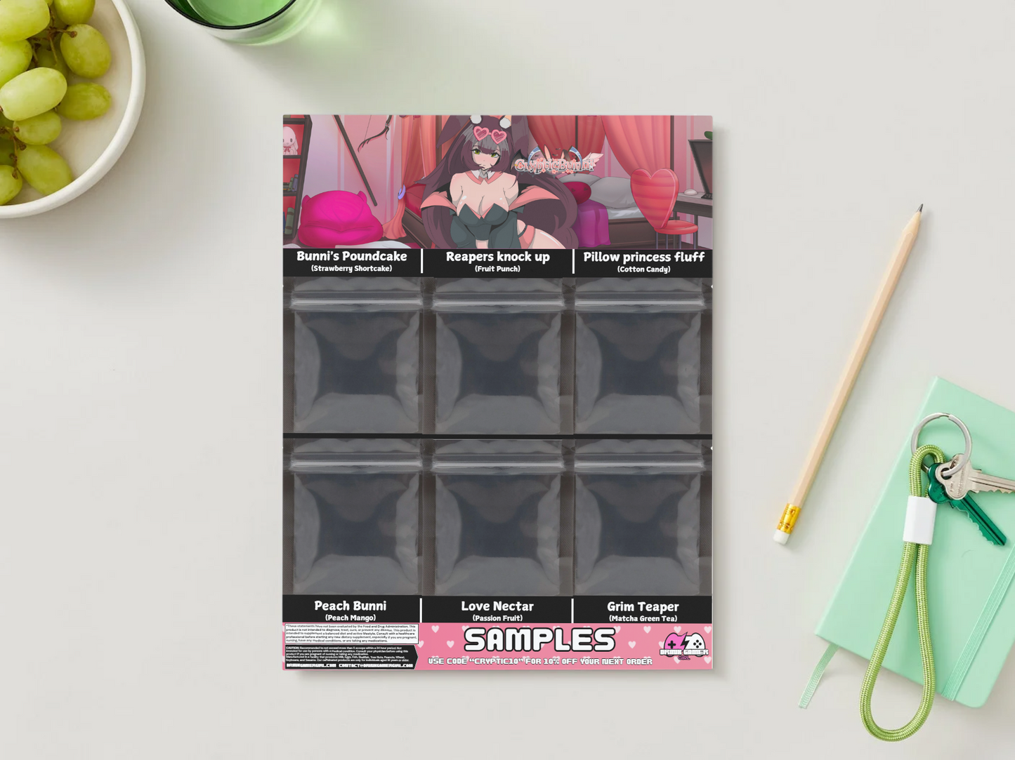 CrypticBunni - Sample pack (6 Flavors)