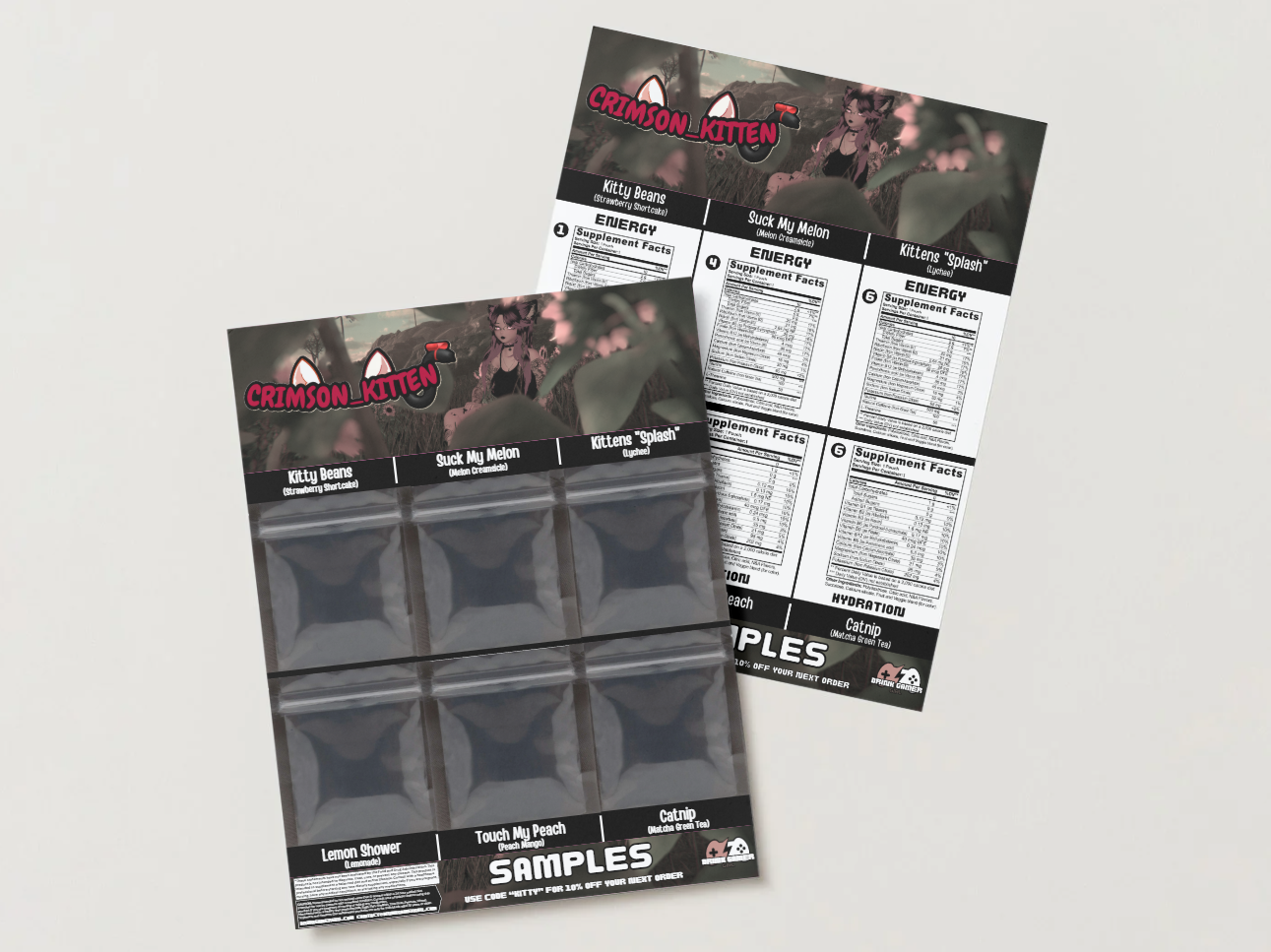 Crimson Kitty - Sample pack (6 Flavors)