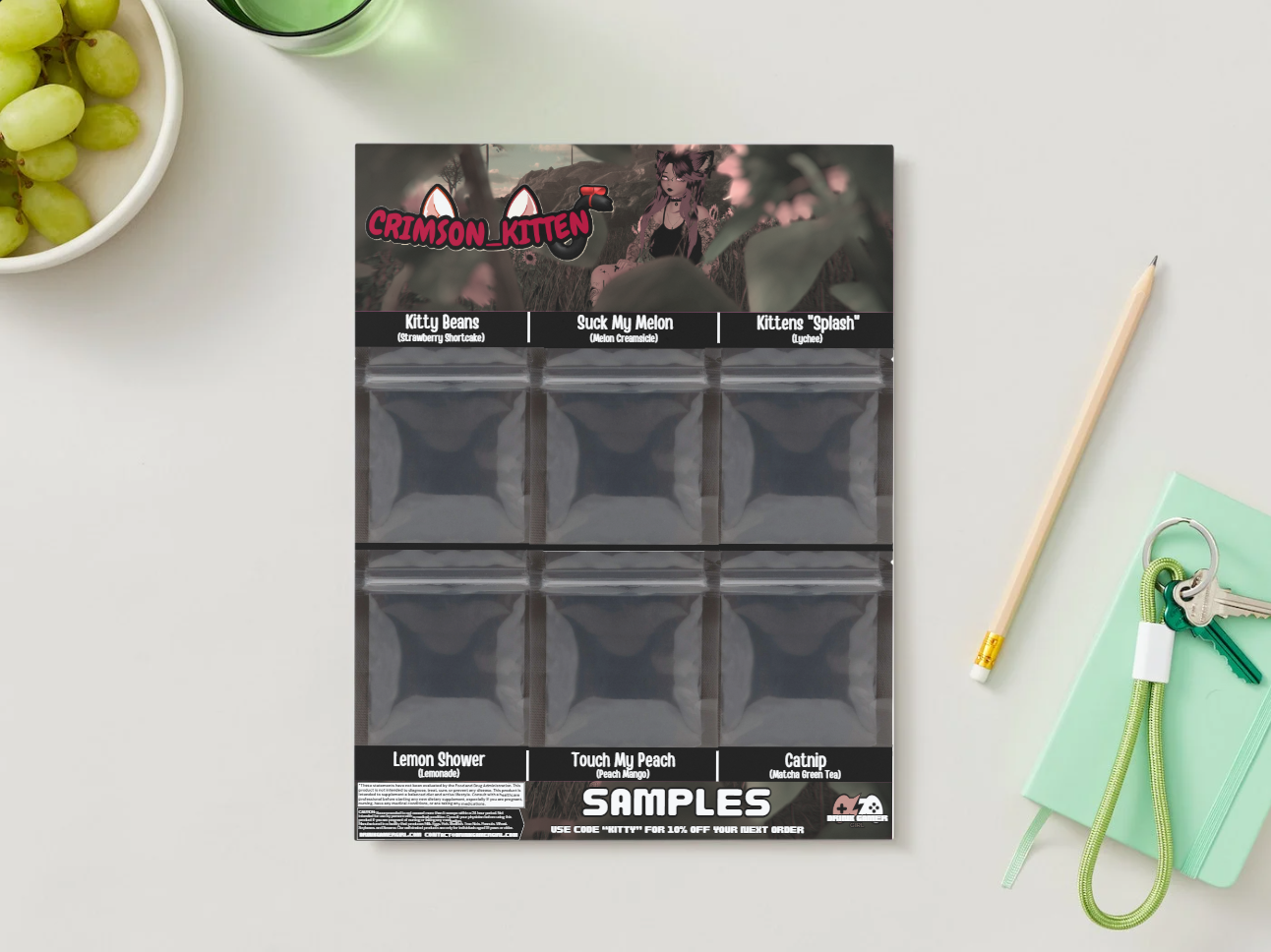 Crimson Kitty - Sample pack (6 Flavors)