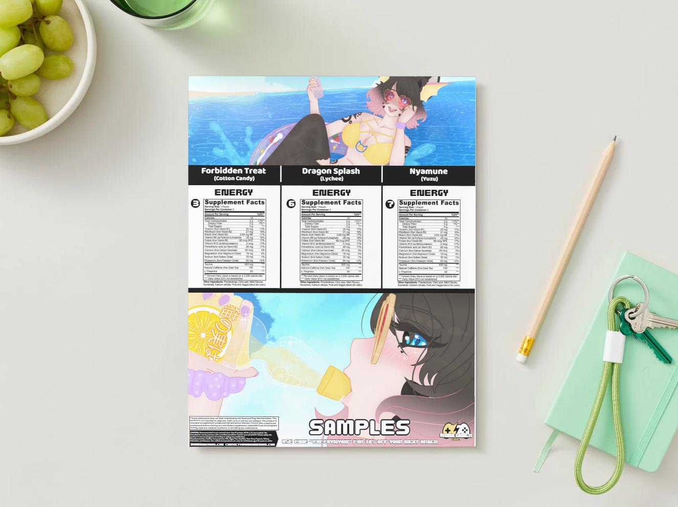 CheckyNyanChan - Sample pack (3 Flavors)