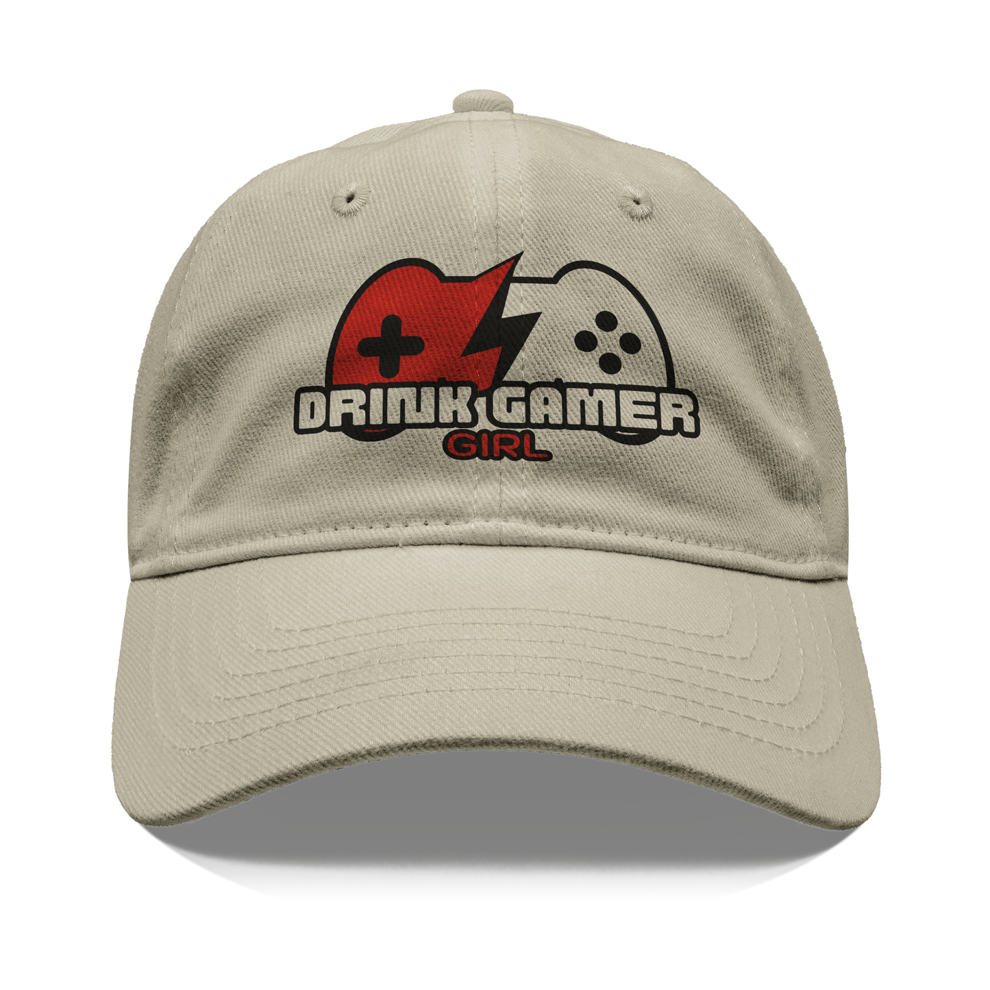 DGG_Hat_Red_FREE_SHIPPING_USA_Front_Khaki_Mockup.png