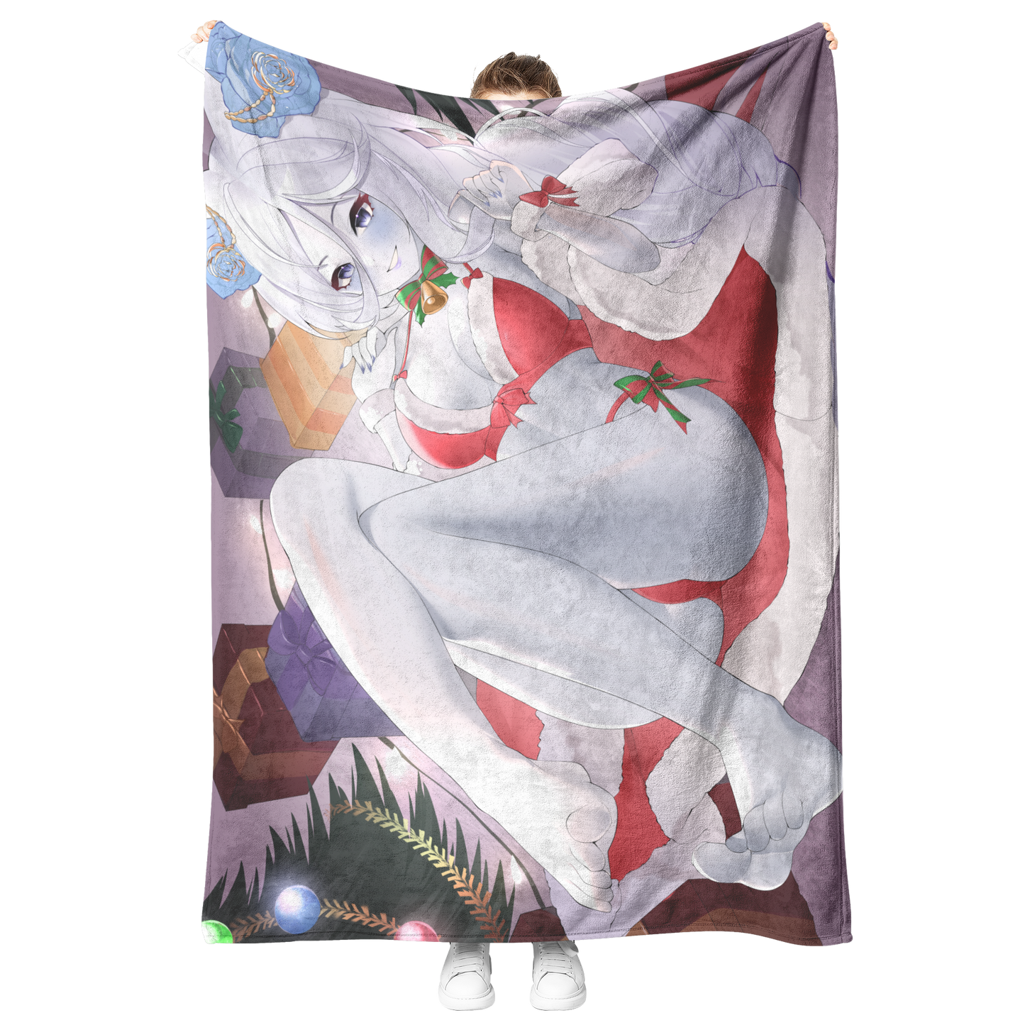 Minari_Vee_-_Gift_Under_the_Tree_Blanket_V_Blanket_Model_Mockup.png