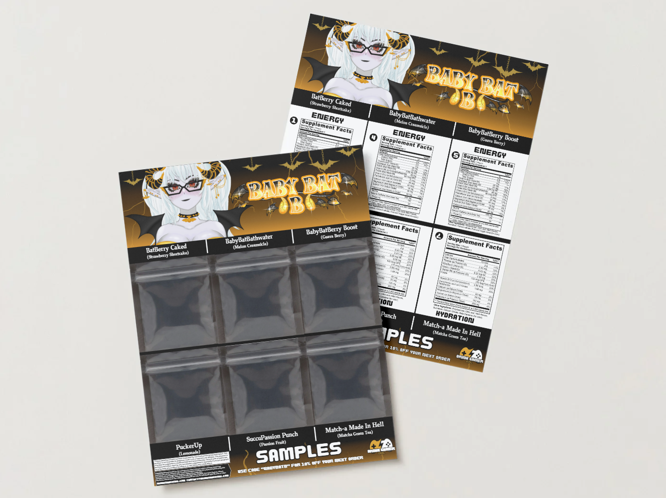 BabyBatB - Sample pack (6 Flavors)