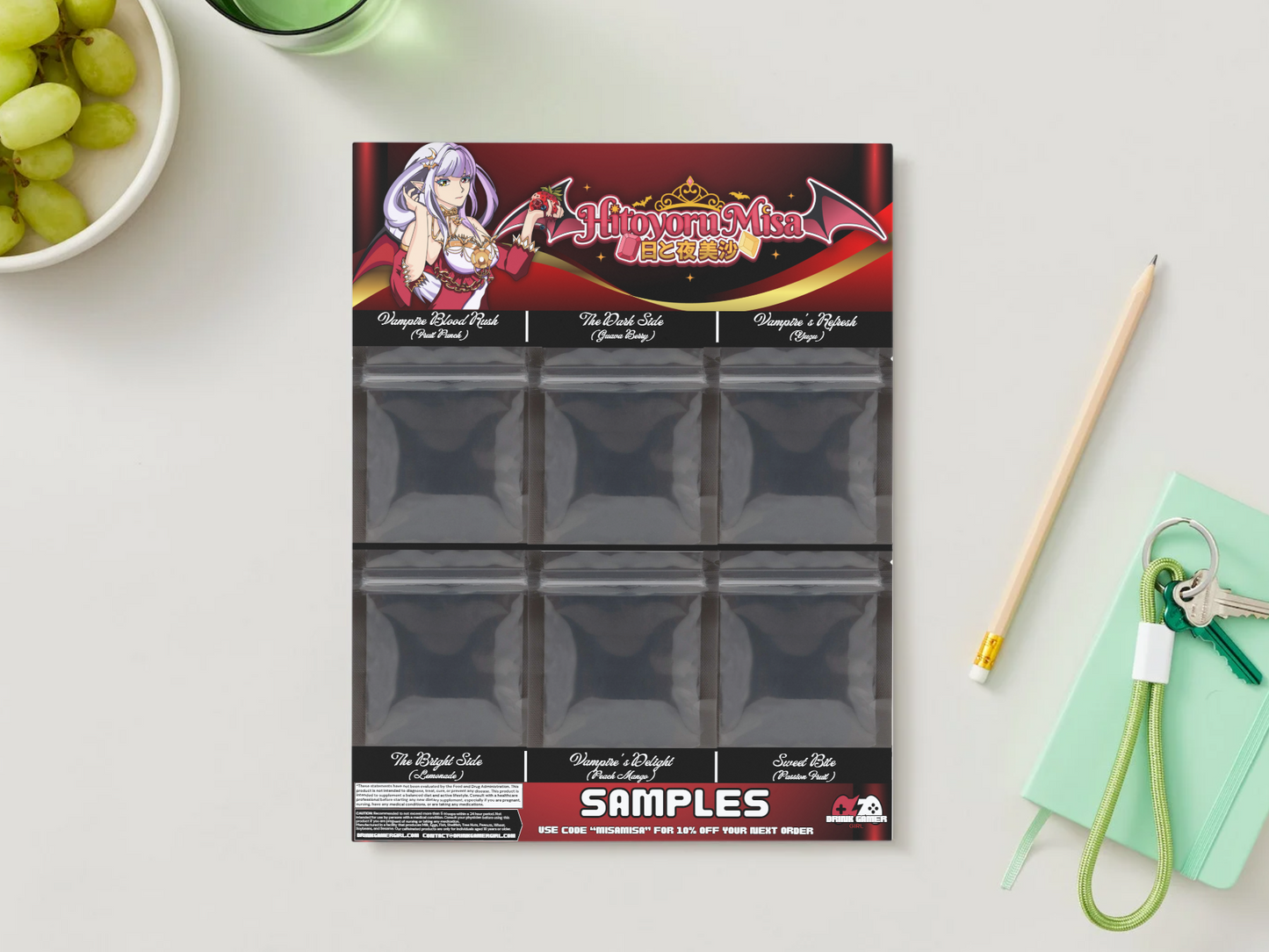 Hitoyoru Misa -  Sample pack (6 Flavors)
