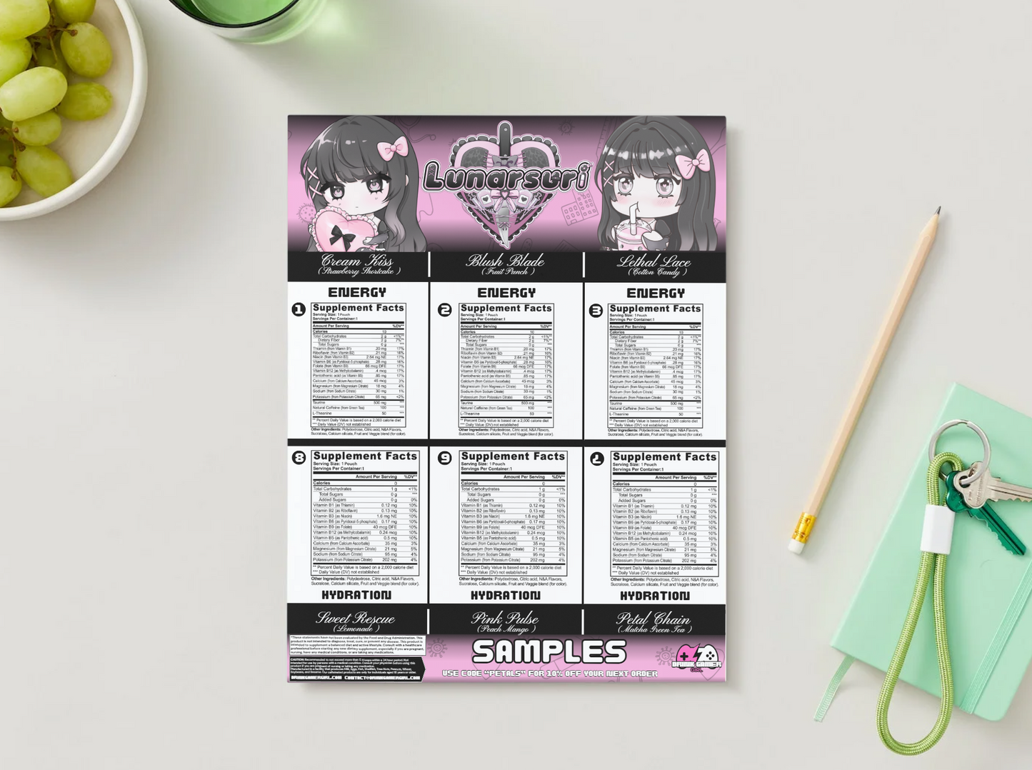 Lunarsuri - Sample pack (6 Flavors)