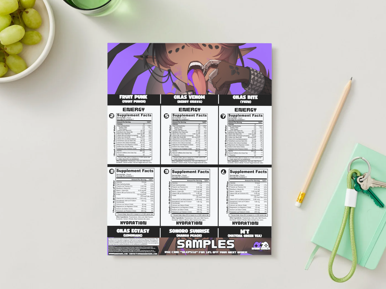 Mahisei Tokage - Sample pack (6 Flavors)