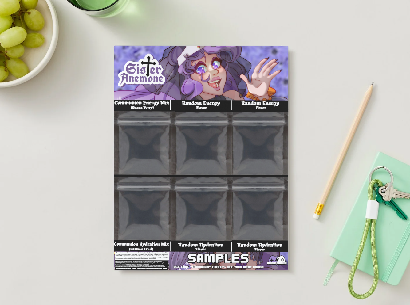 Sister Anemone - Sample pack (6 Flavors)