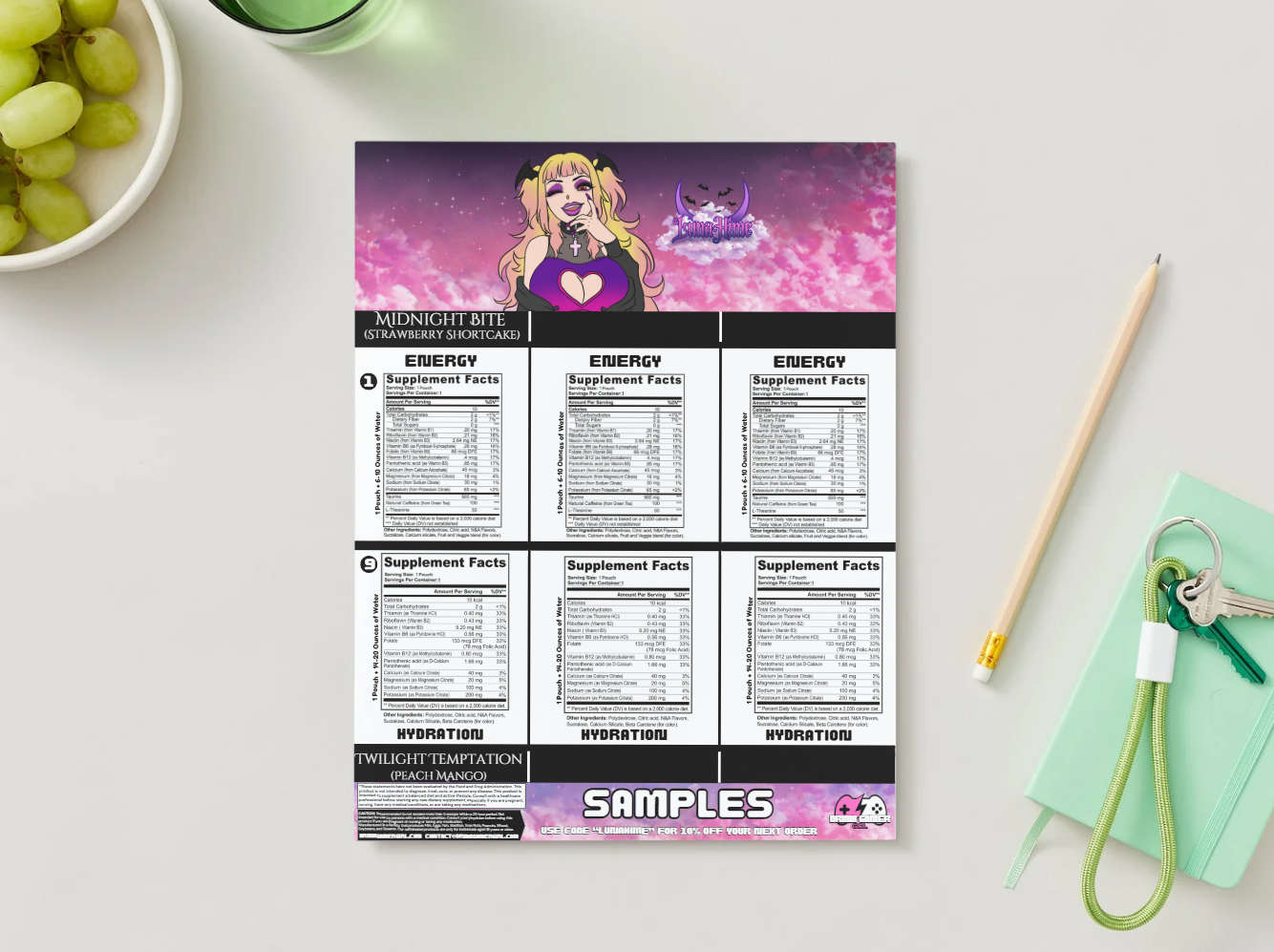 LunaHime - Sample pack (6 Flavors)