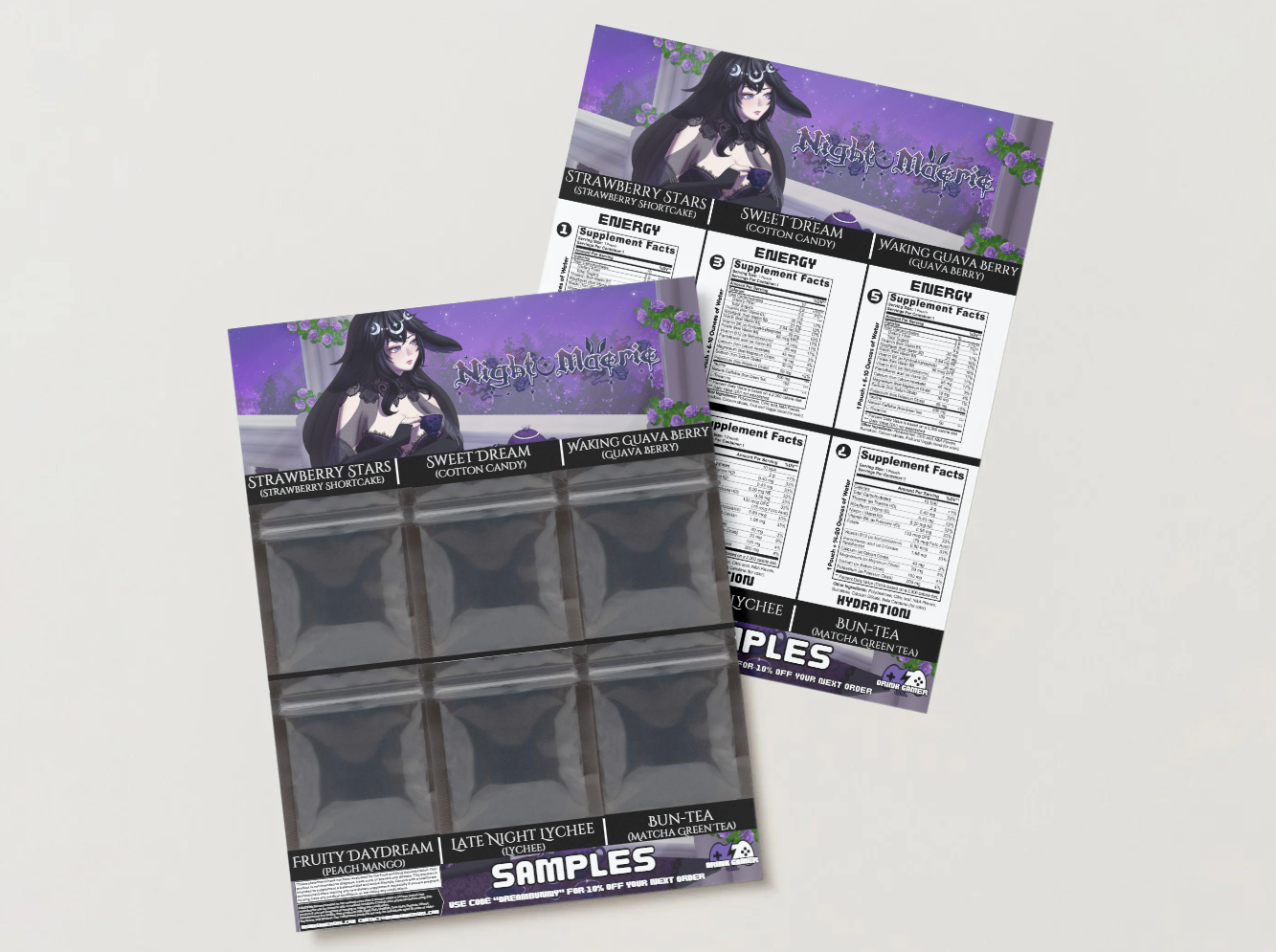 Night Maerie - Sample pack (6 Flavors)