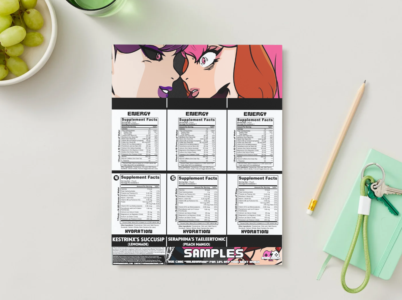 SuccuBunnVT - Sample pack (6 Flavors)