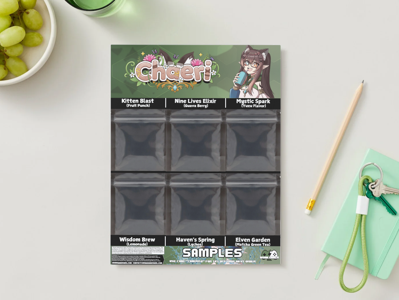 Chaeri - Sample pack (6 Flavors)