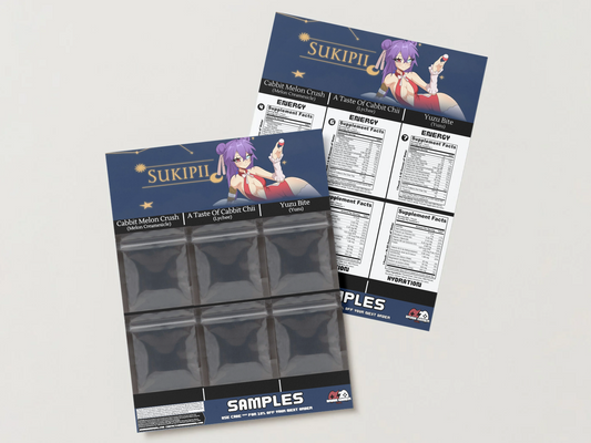 Sukipii - Sample pack (6 Flavors)