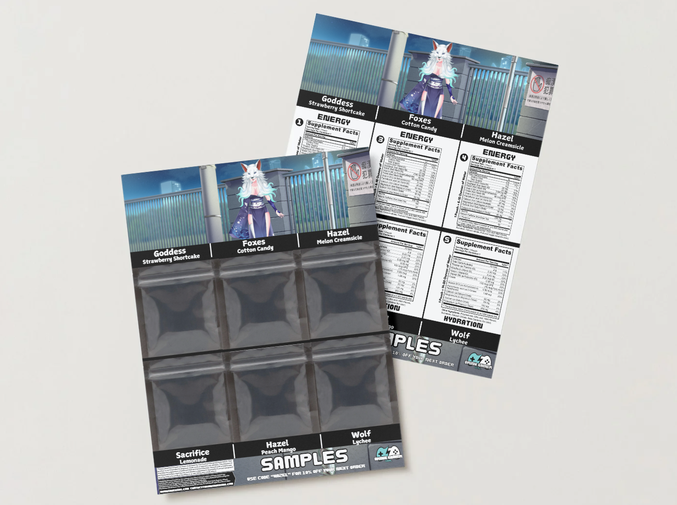 HazelWolfington - Sample pack (6 Flavors)