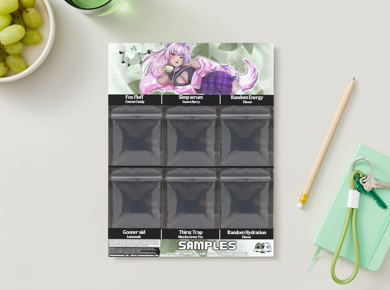 Vixxie Nocturne - Sample pack (6 Flavors)