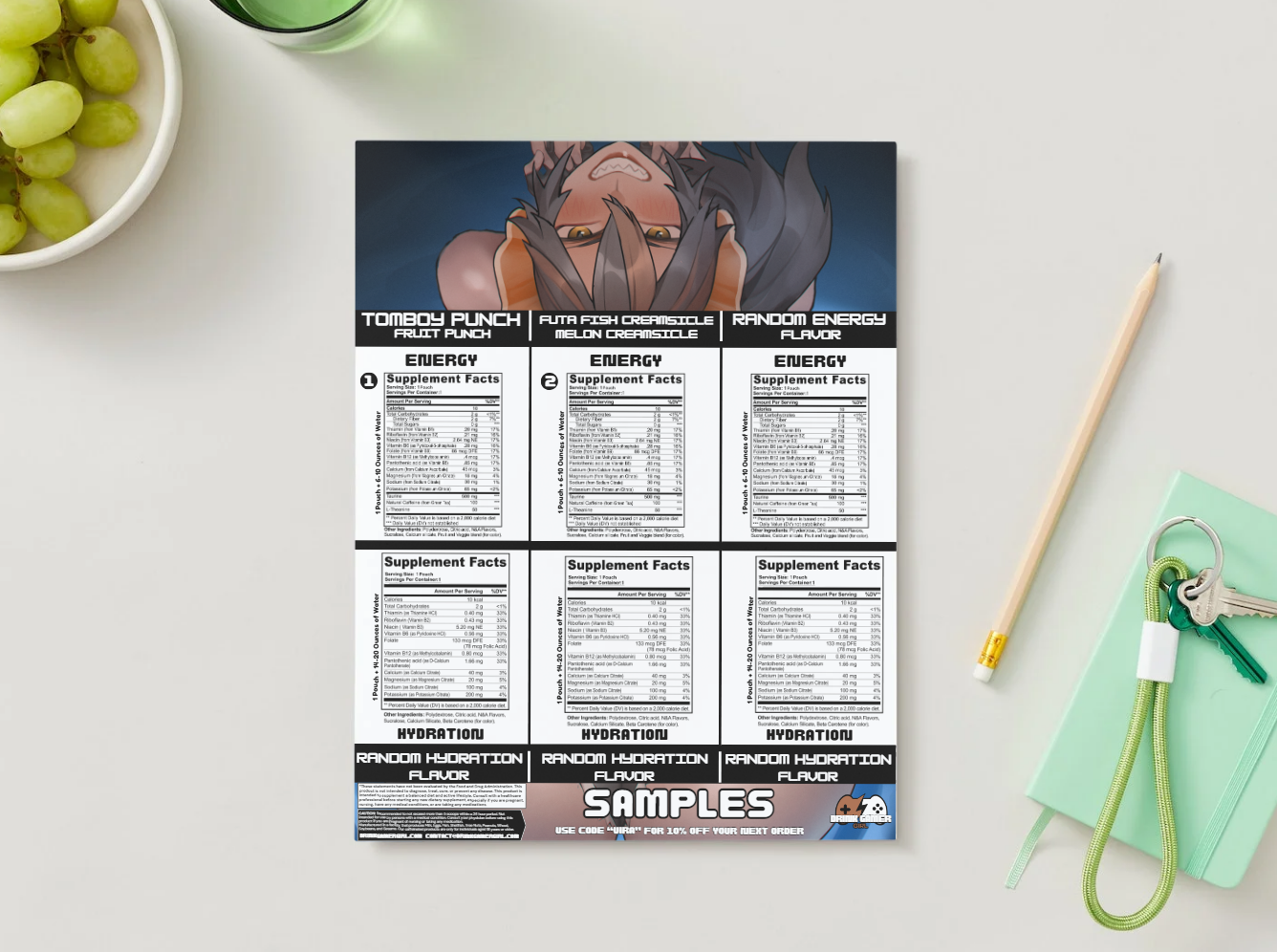 ViraTuber - Sample pack (6 Flavors)