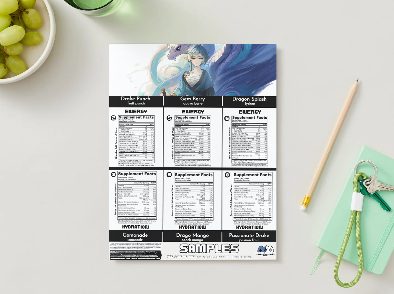 Sabiella Drakeheart - Sample pack (6 Flavors)