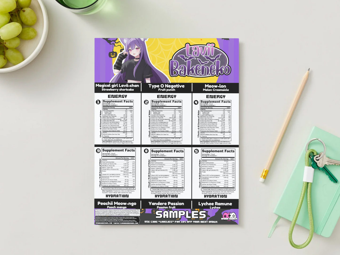 Lavii Bakeneko - Sample pack (6 Flavors)