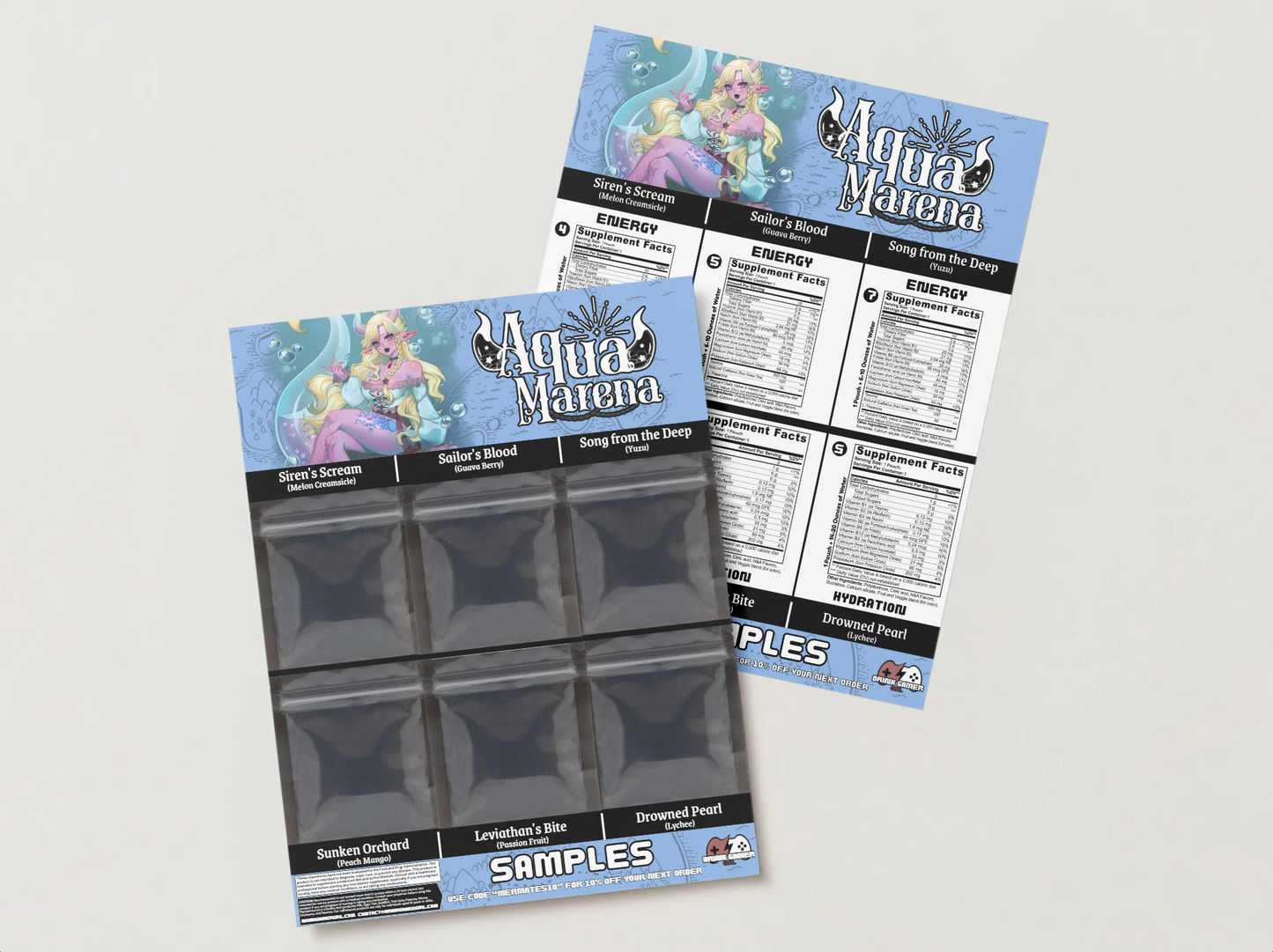 Aqua Marena - Sample pack (6 Flavors)