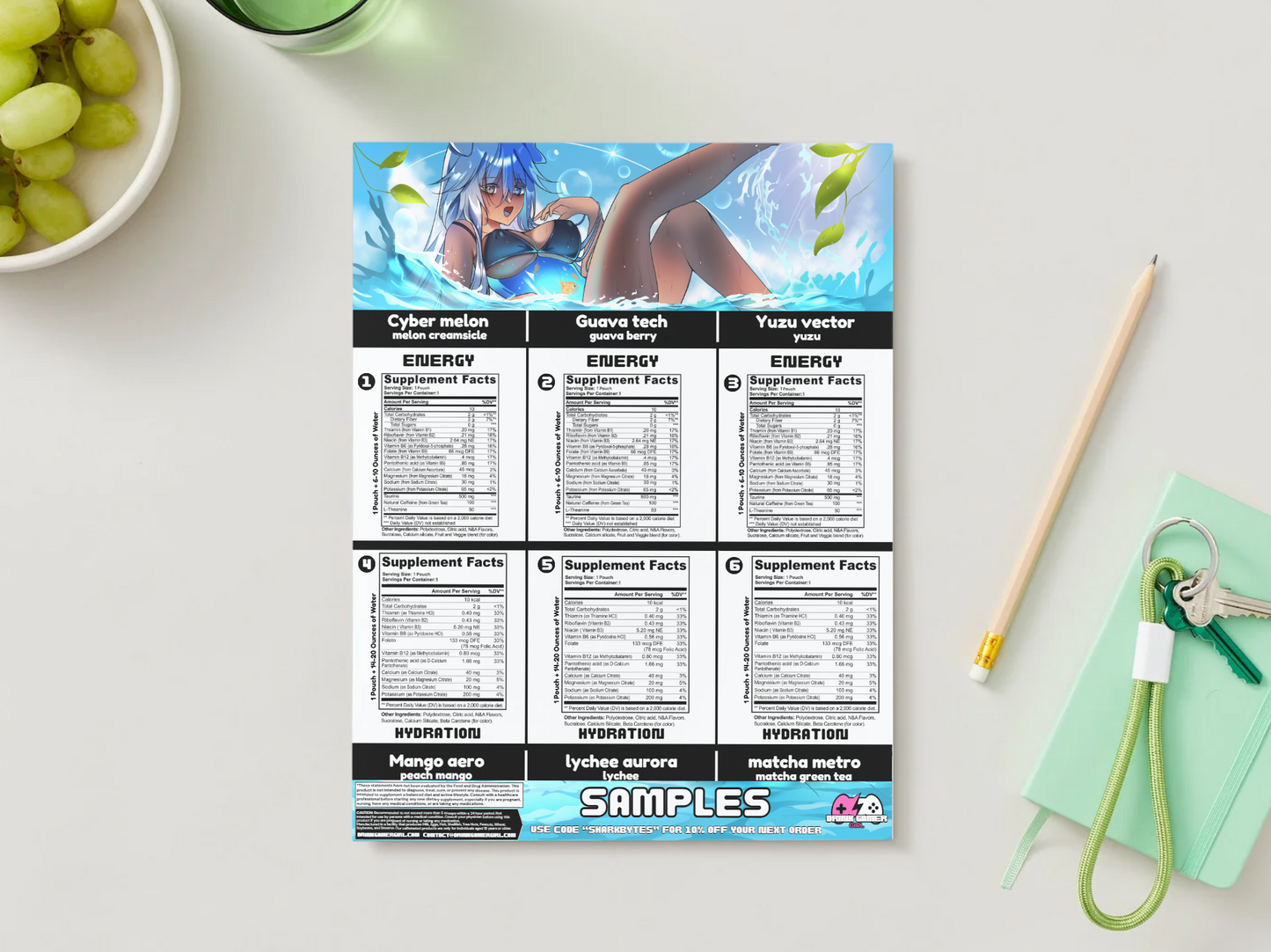 Mangoladon -  Sample pack (6 Flavors)