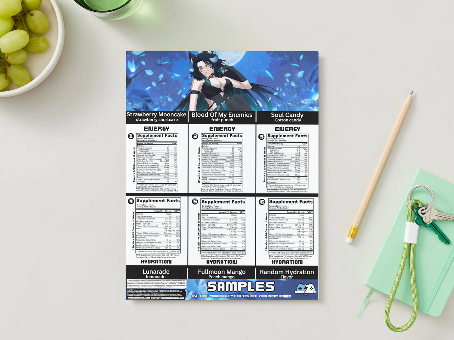 KitsuMoonvale -  Sample pack (6 Flavors)