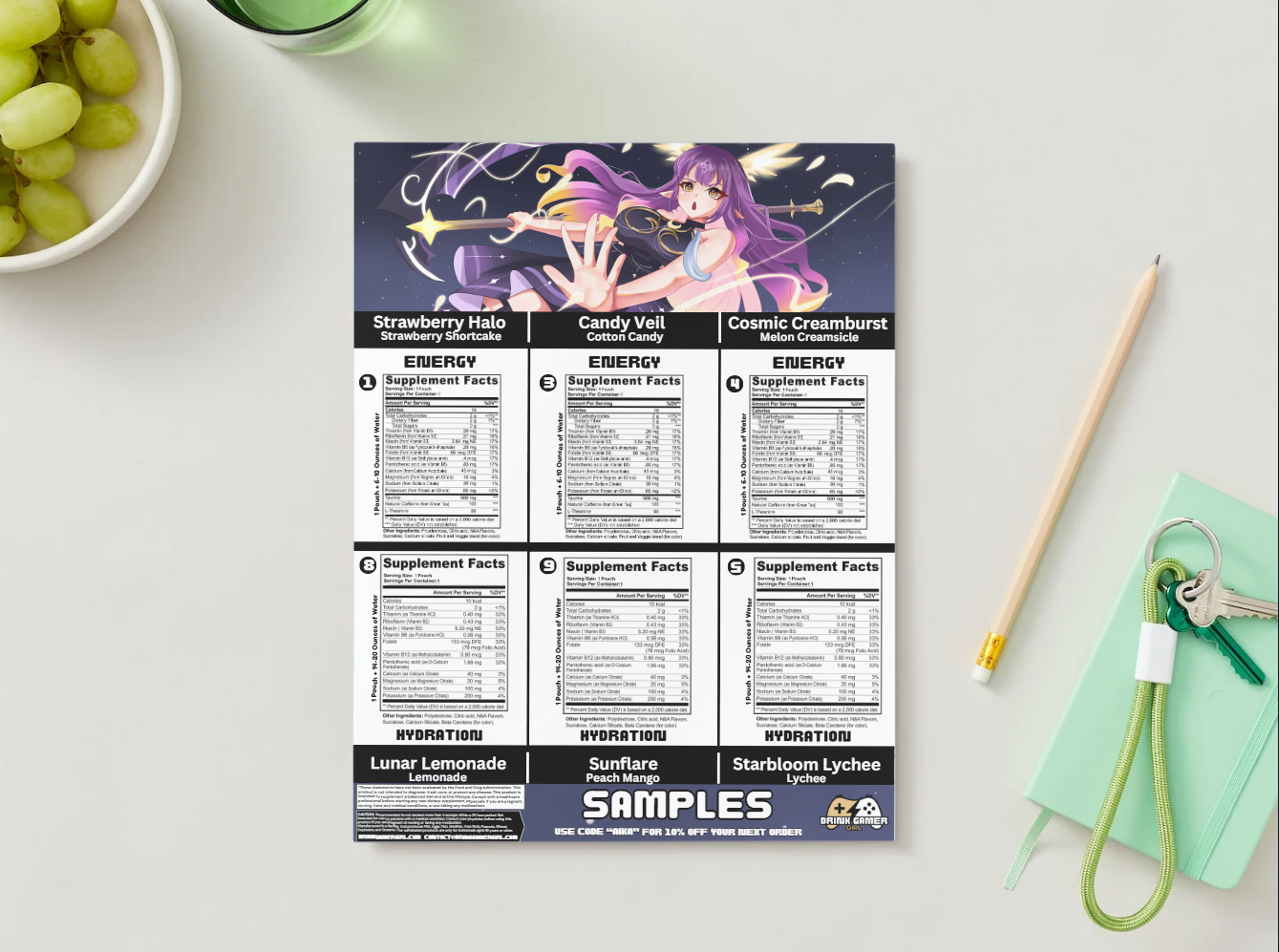 Aika Amanai - Sample pack (6 Flavors)