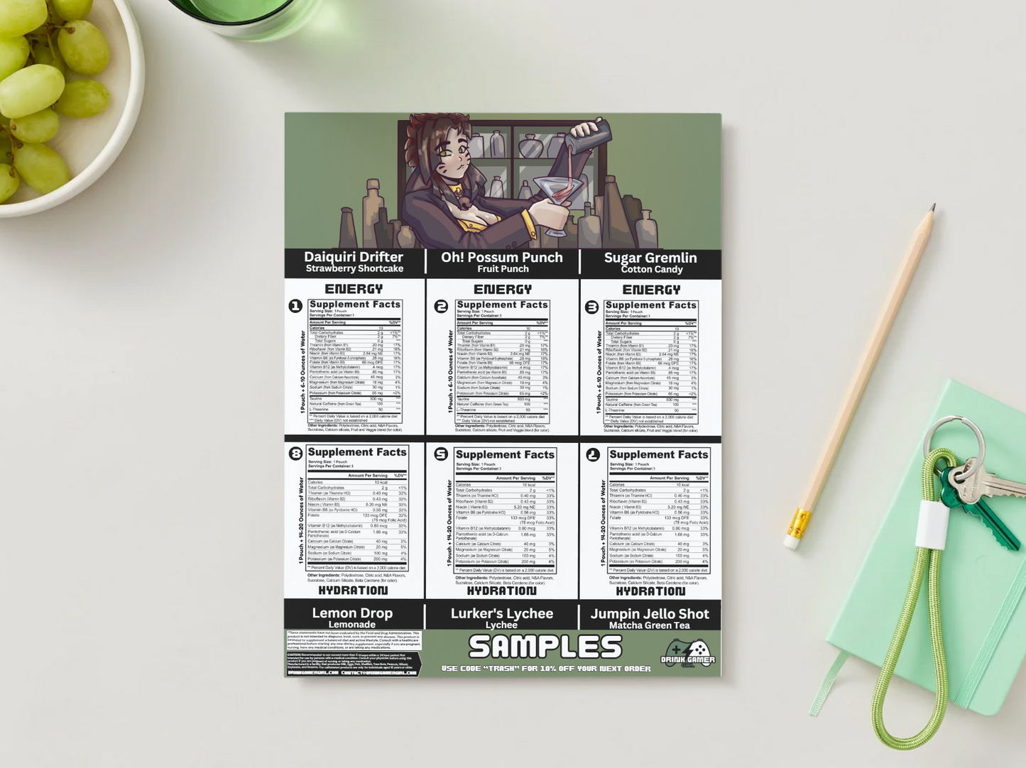 ArcherOhPossum - Sample pack (6 Flavors)