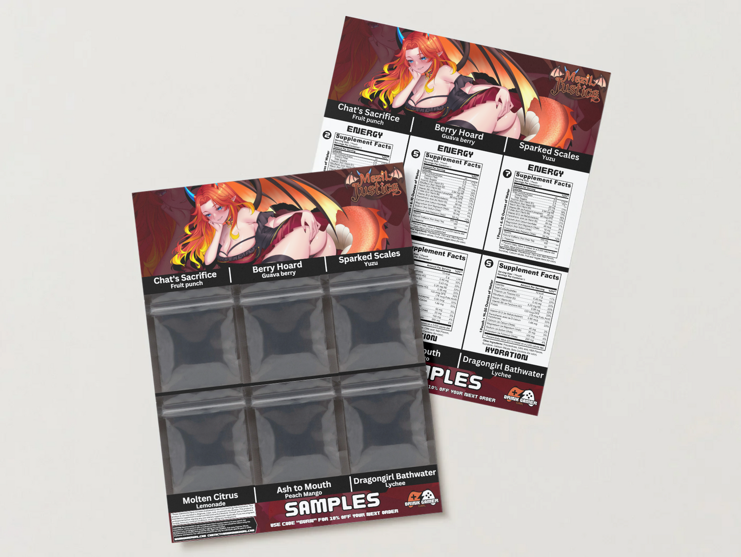 Mezil Justice - Sample pack (6 Flavors)