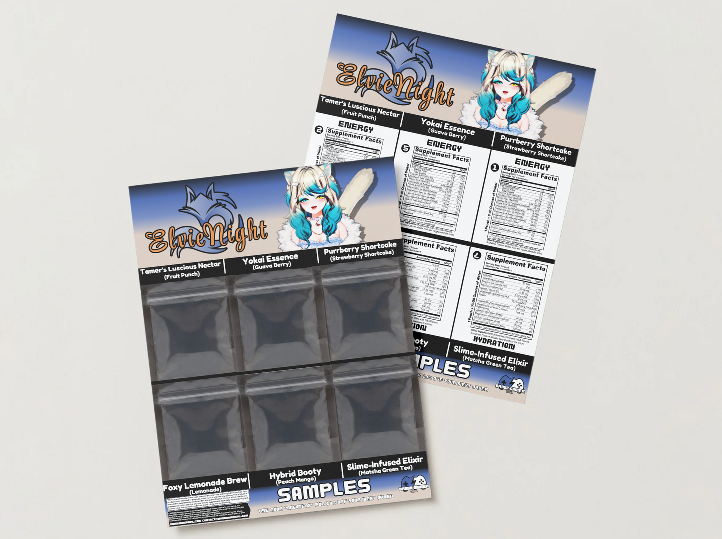 ElvieNight - Sample pack (6 Flavors)