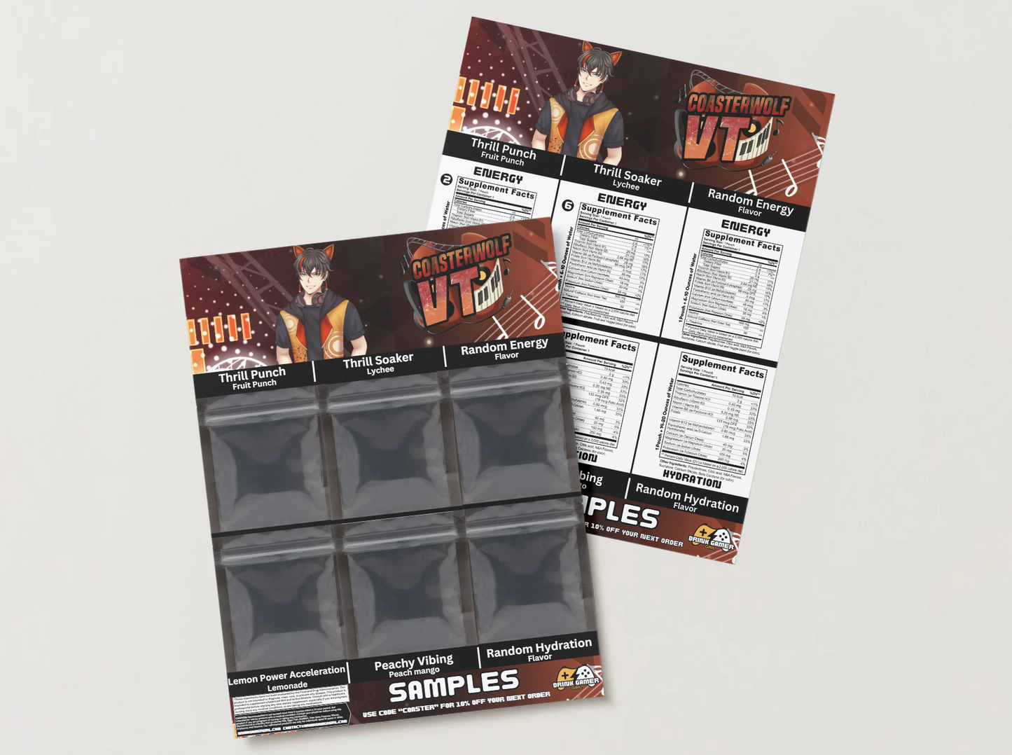 CoasterwolfVT - Sample pack (9 Flavors)