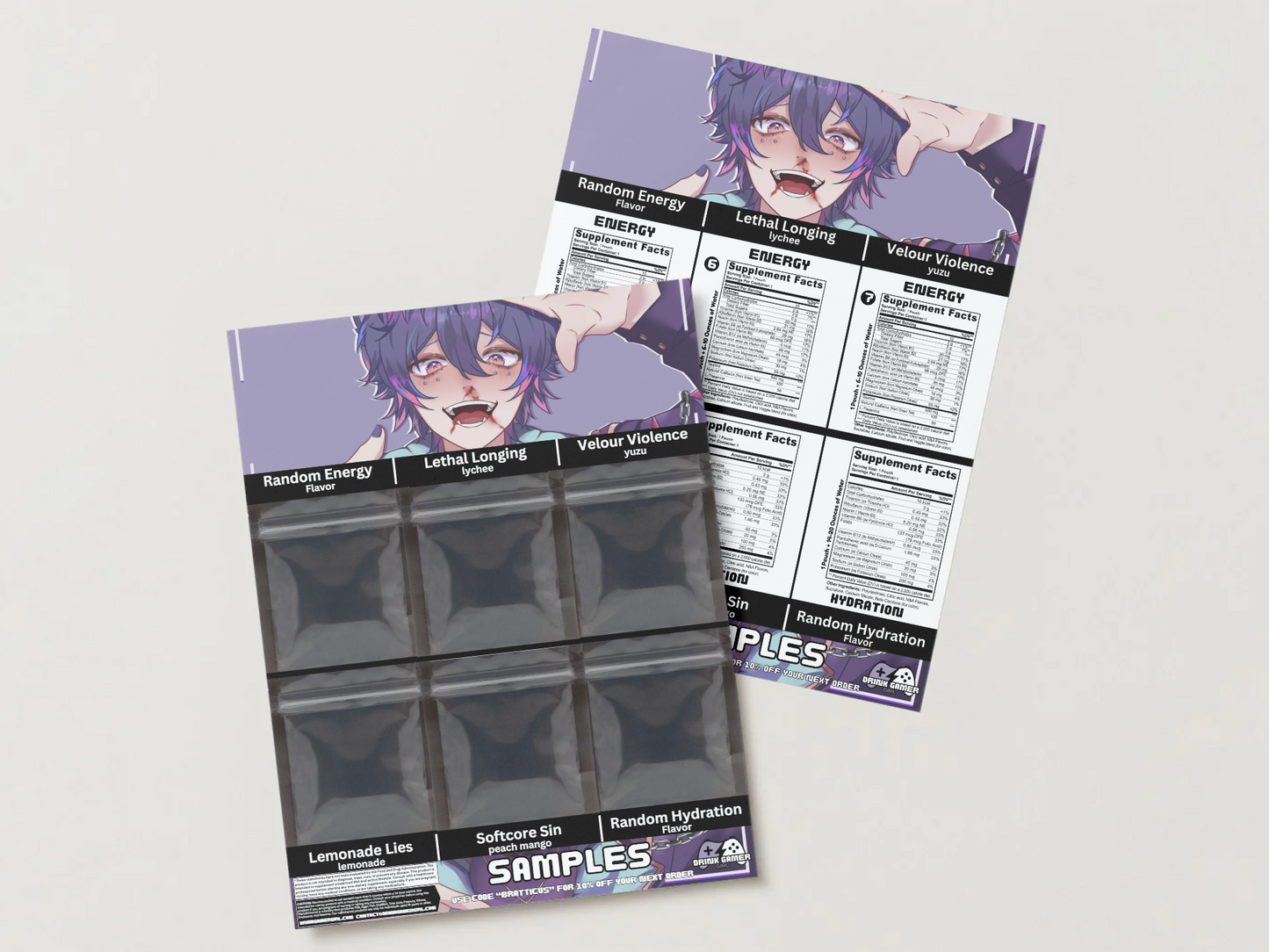 Atticus Gray - Sample pack (9 Flavors)