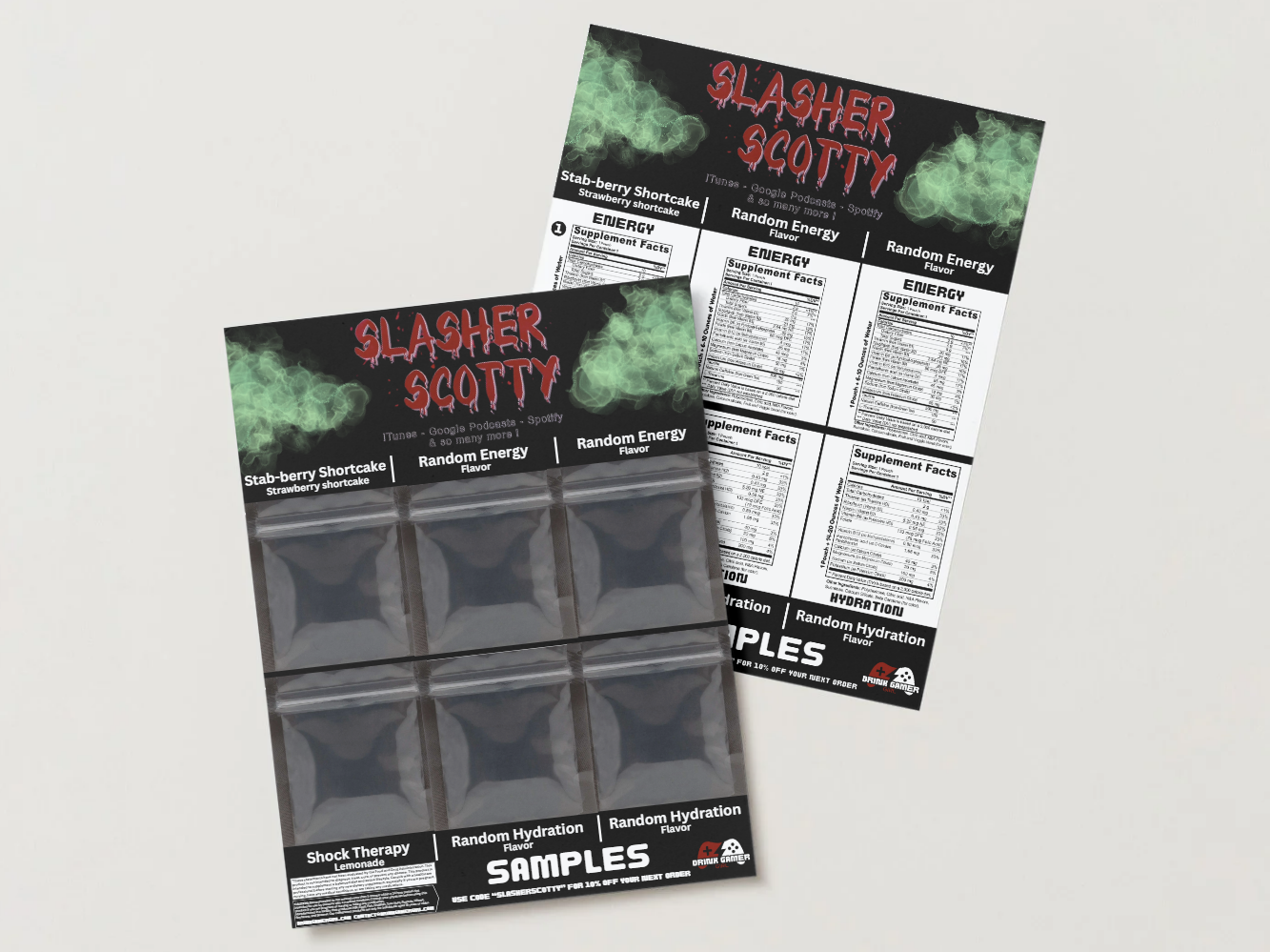 Slasher Scotty - Sample pack (9 Flavors)