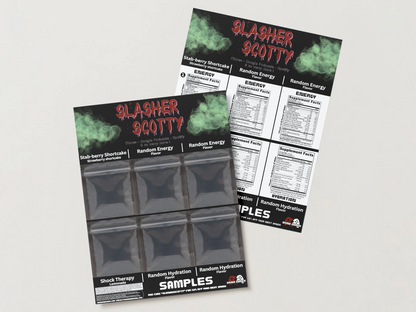 Slasher Scotty - Sample pack (9 Flavors)