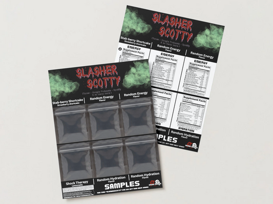 Slasher Scotty - Sample pack (9 Flavors)