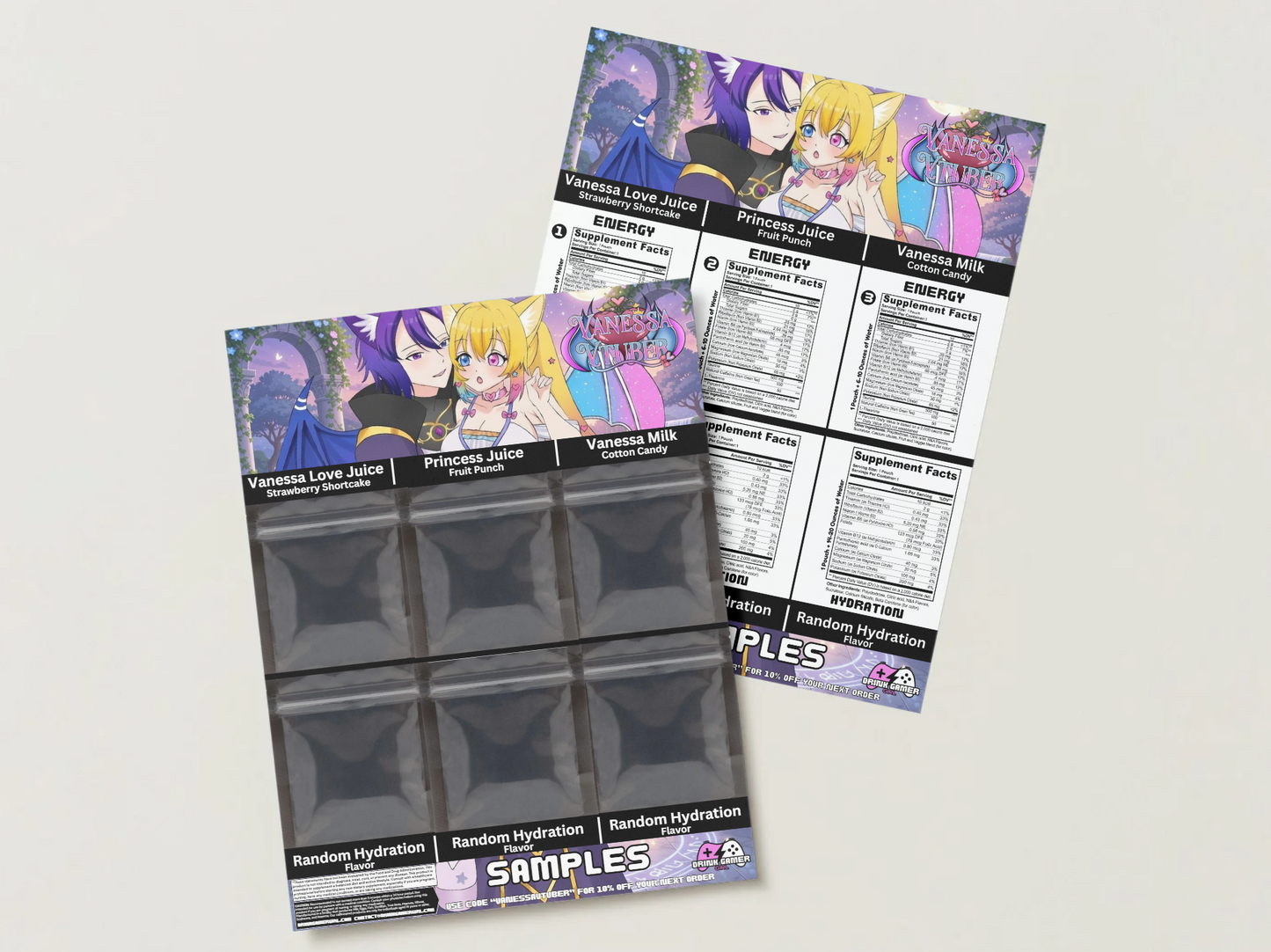 Vanessa VTuber - Sample pack (9 Flavors)