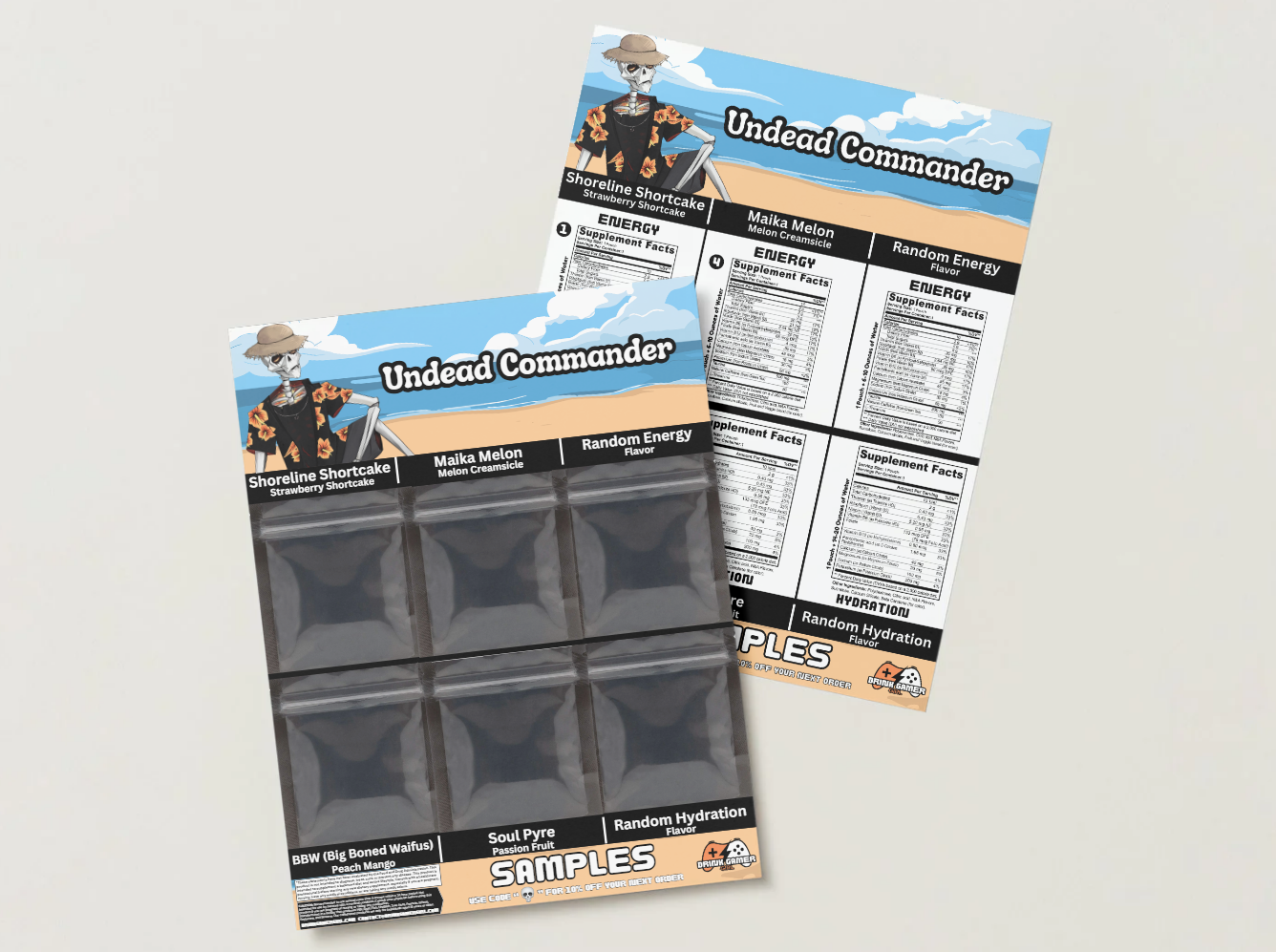 Undead Commander - Sample pack (9 Flavors)