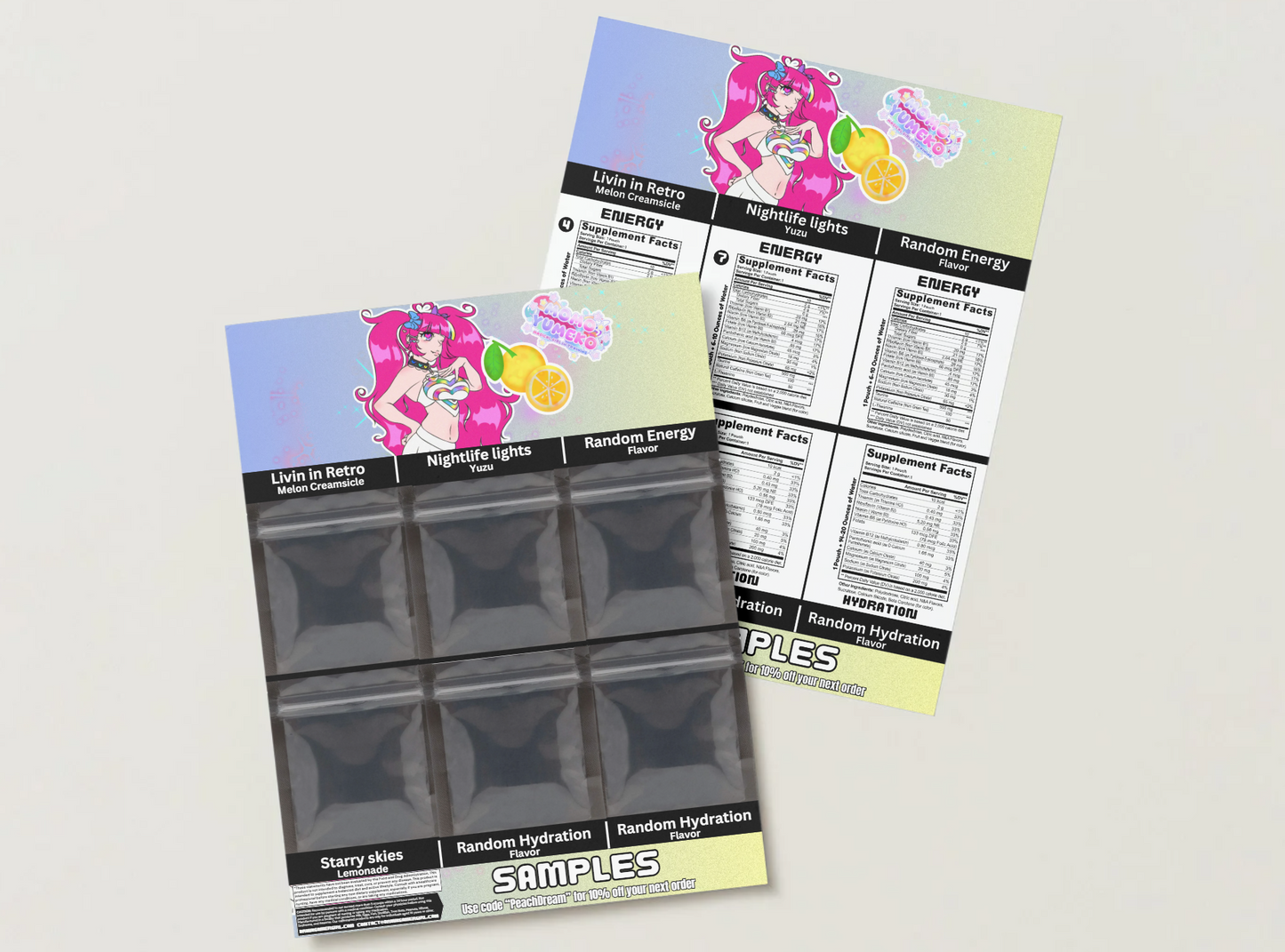 Momo Yumeko - Sample pack (9 Flavors)