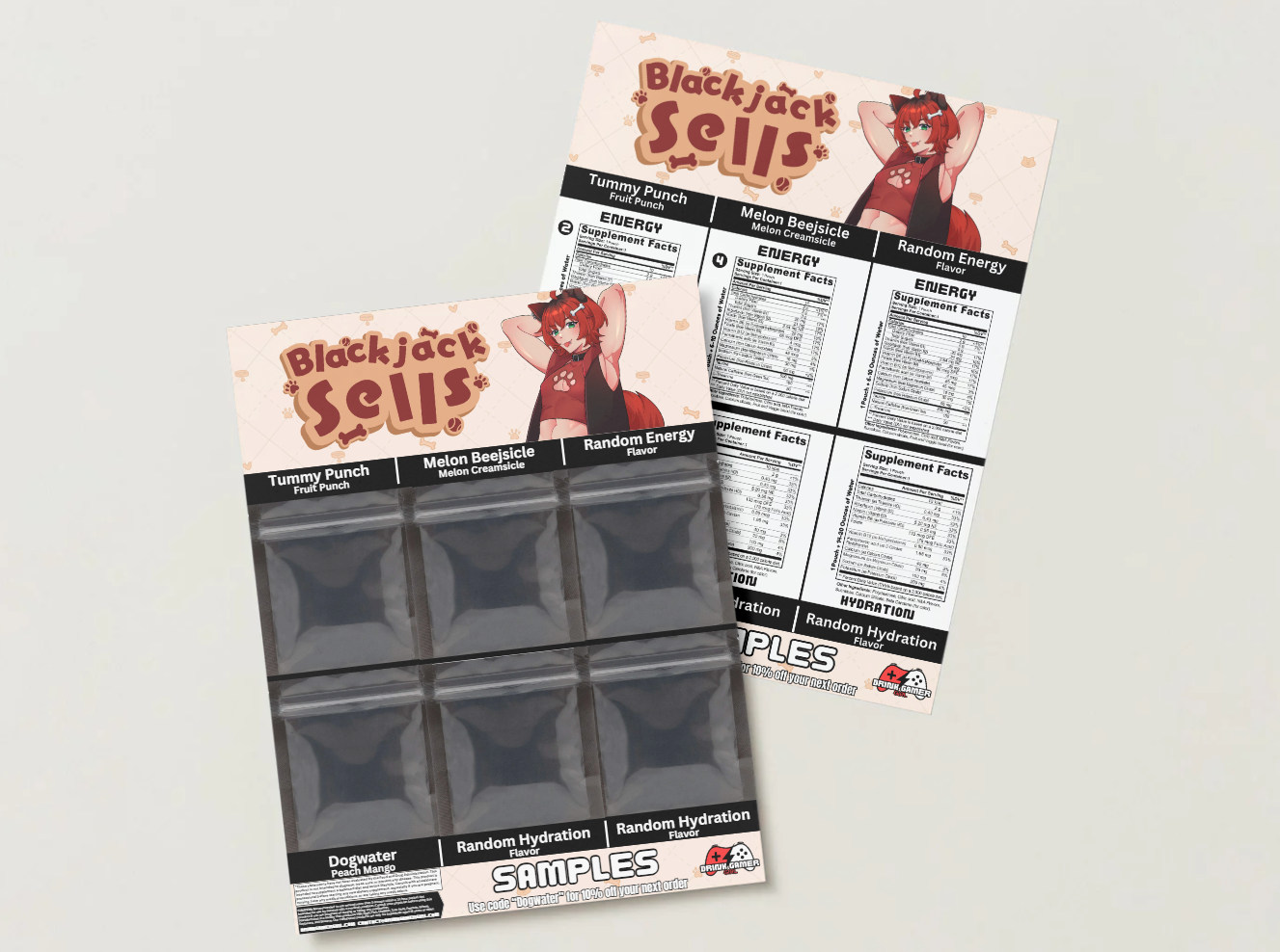 Blackjacksells - Sample pack (9 Flavors)